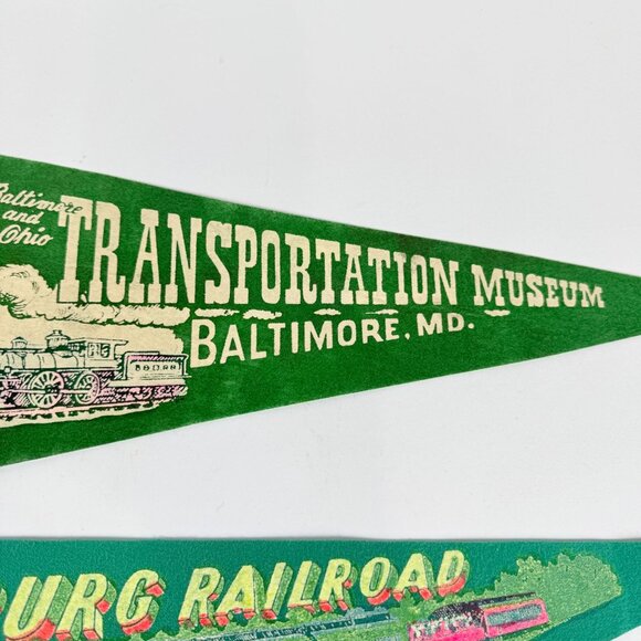 Vintage PA Travel Pennants Lot Indian Echo Caverns Crystal Cave Ship Hotel 1972 - Picture 4 of 13